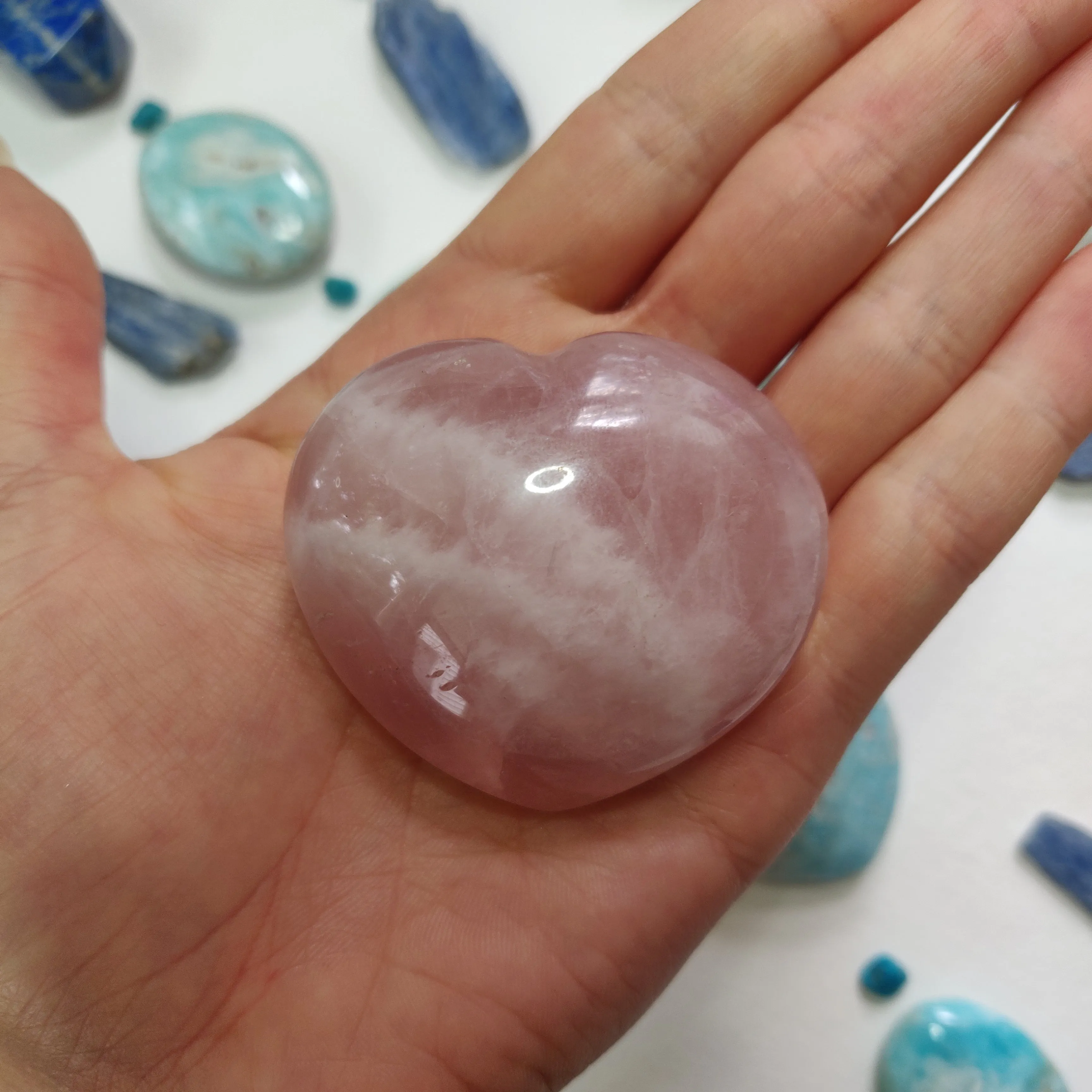 Rose Quartz Heart (#5RQ)