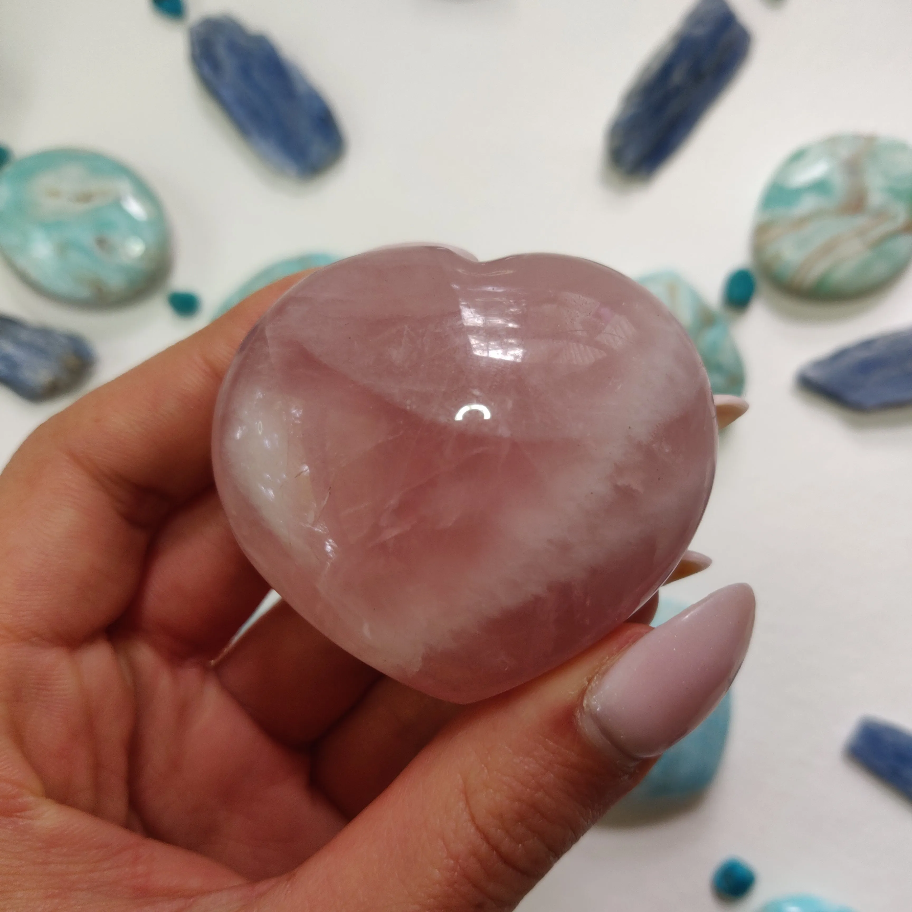 Rose Quartz Heart (#5RQ)