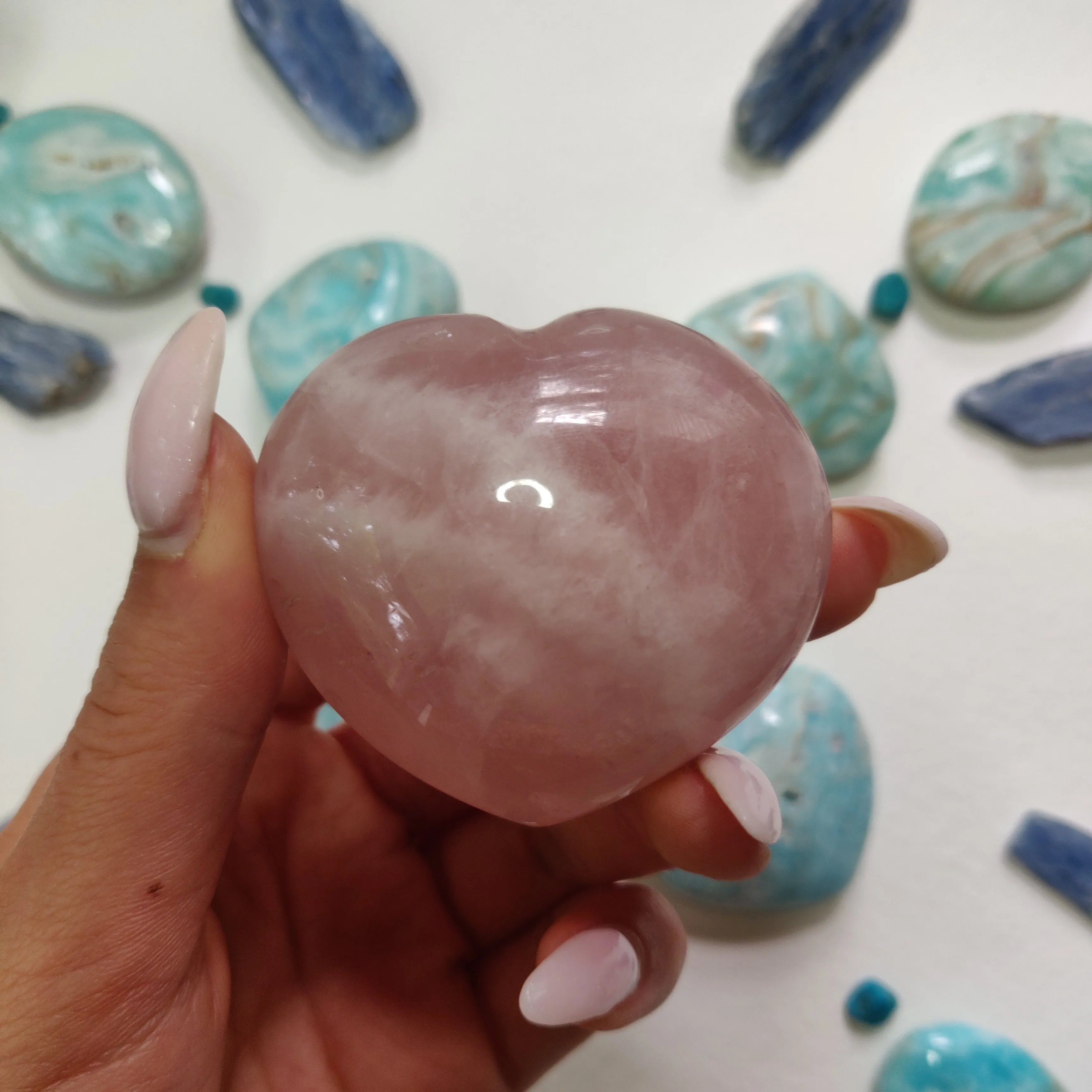 Rose Quartz Heart (#5RQ)