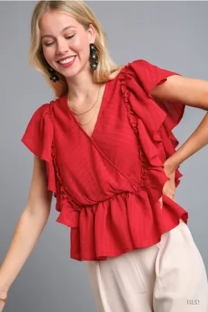 Ruby Crossover Top