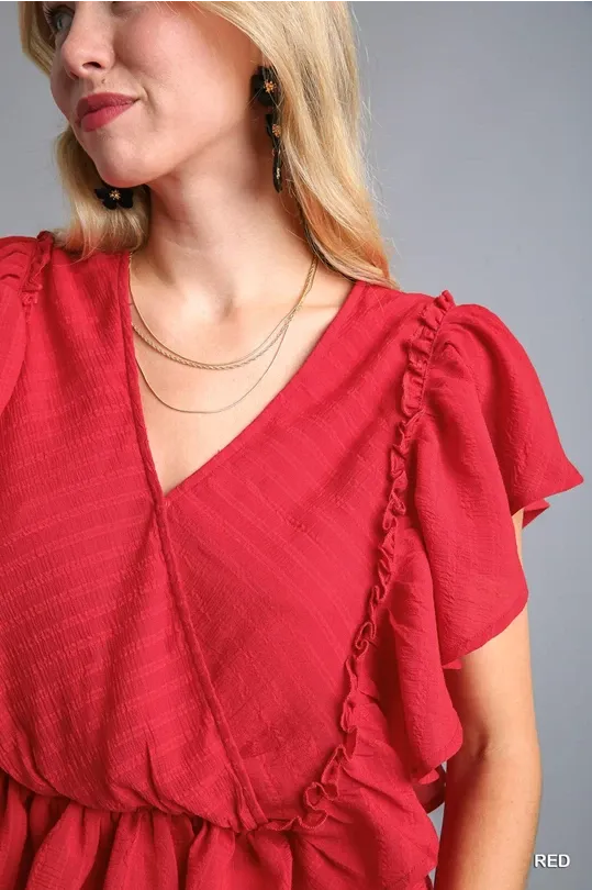 Ruby Crossover Top