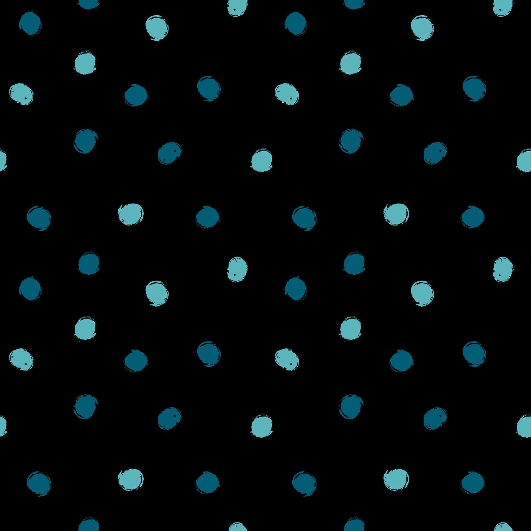 Ruby Star Society - Birthday - 1/2 Yard Quilting Cotton - Birthday Blue Black Dots - Designed by Sarah Watts