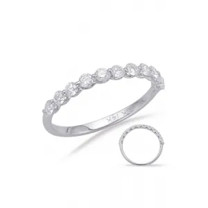 S Kashi & Sons Prong Set Wedding Band EN7966-BWG