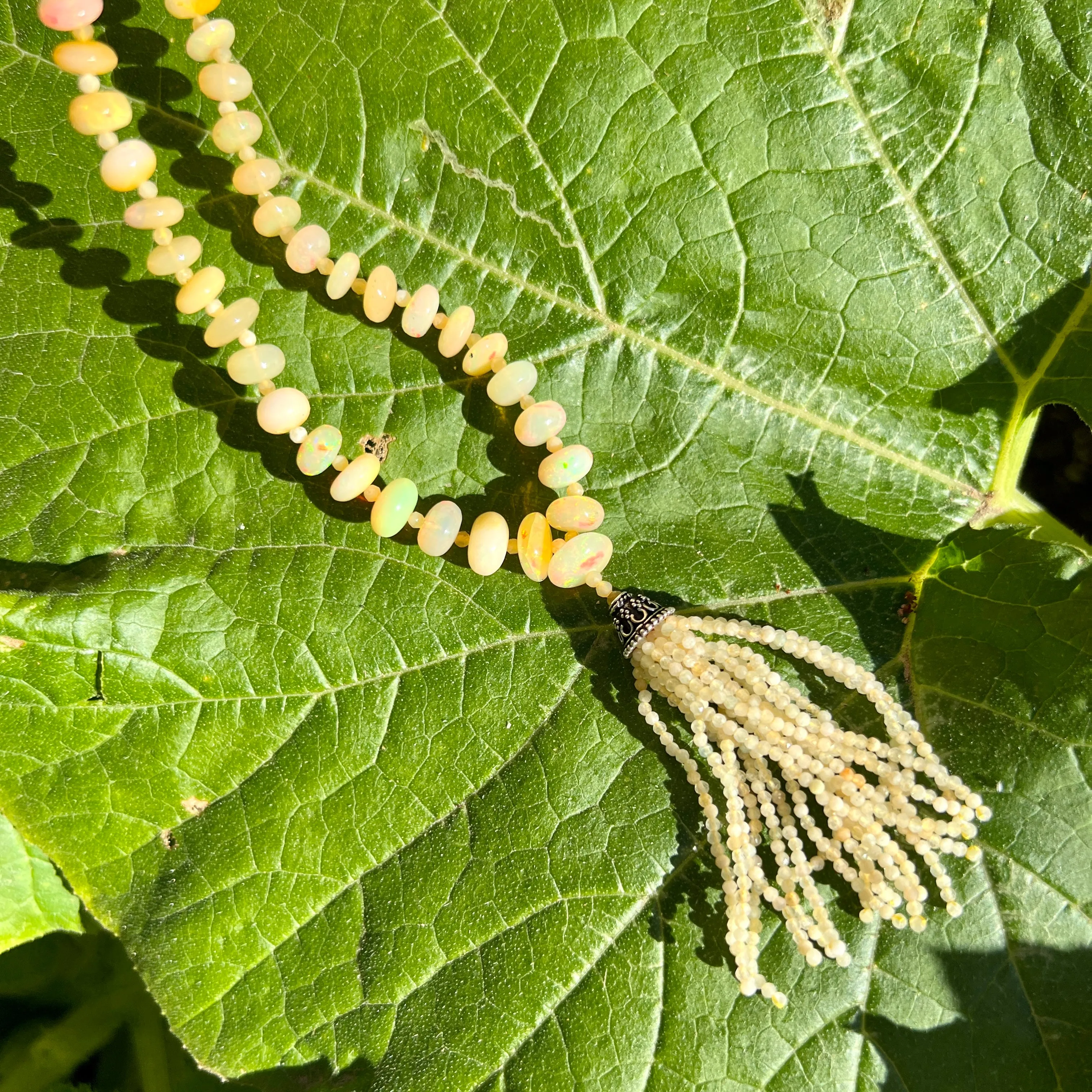 Semi- Precious Ethiopian Tiered Mala Necklace ONLY ONE AVAILABLE