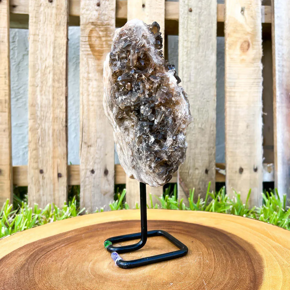 Smoky Quartz on a Stand