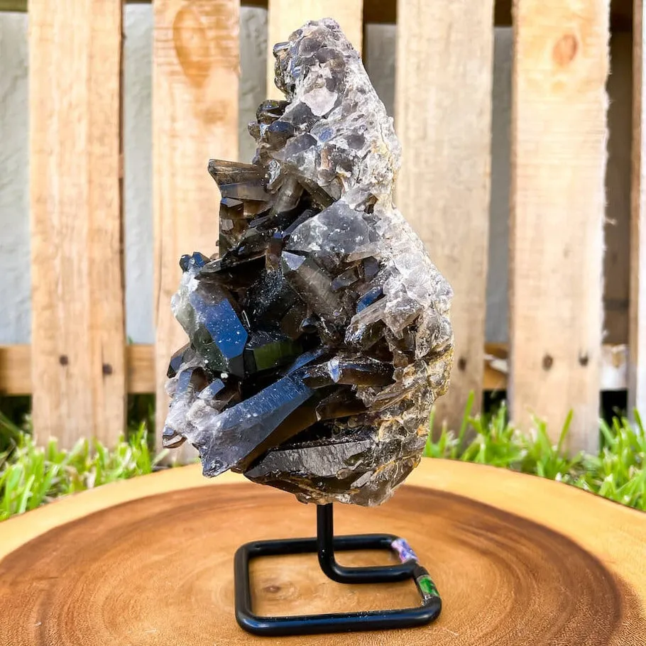 Smoky Quartz on a Stand