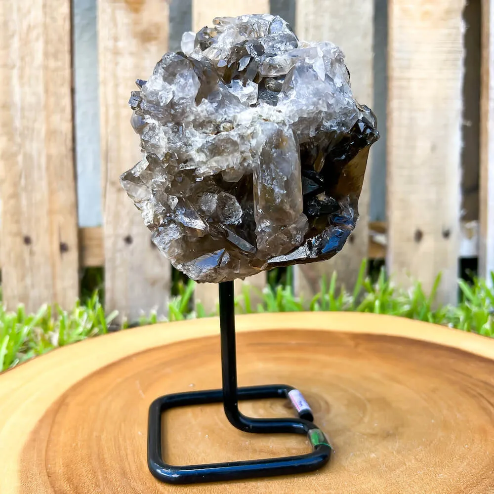 Smoky Quartz on a Stand