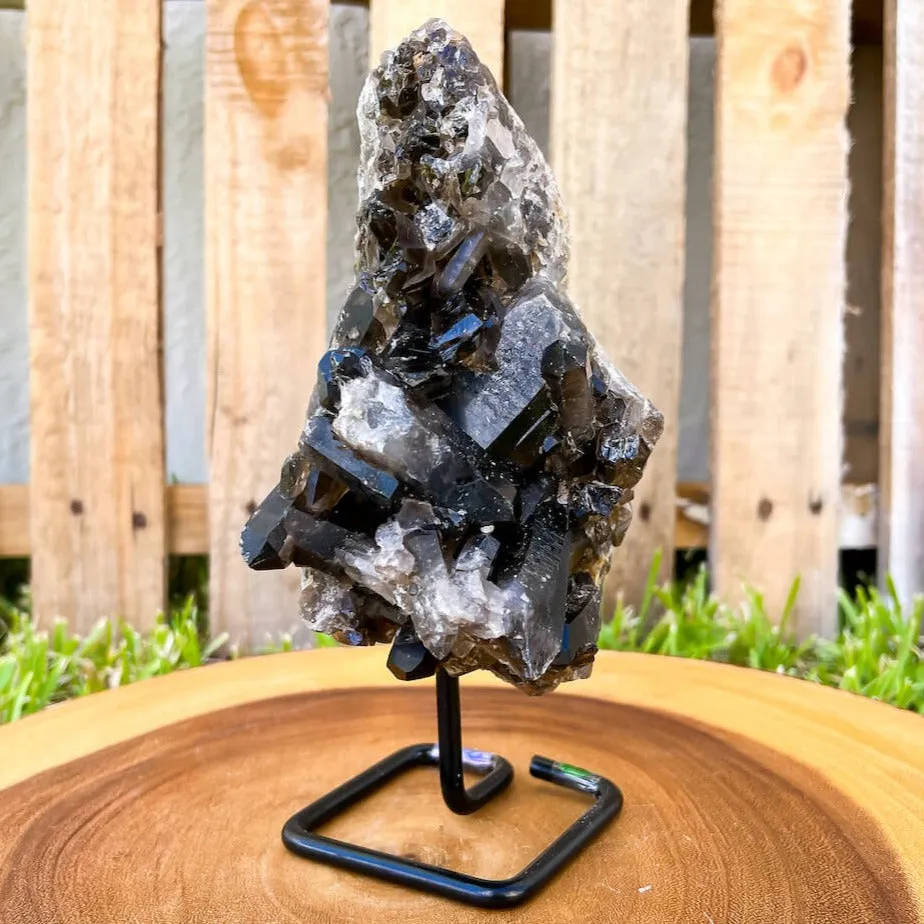 Smoky Quartz on a Stand