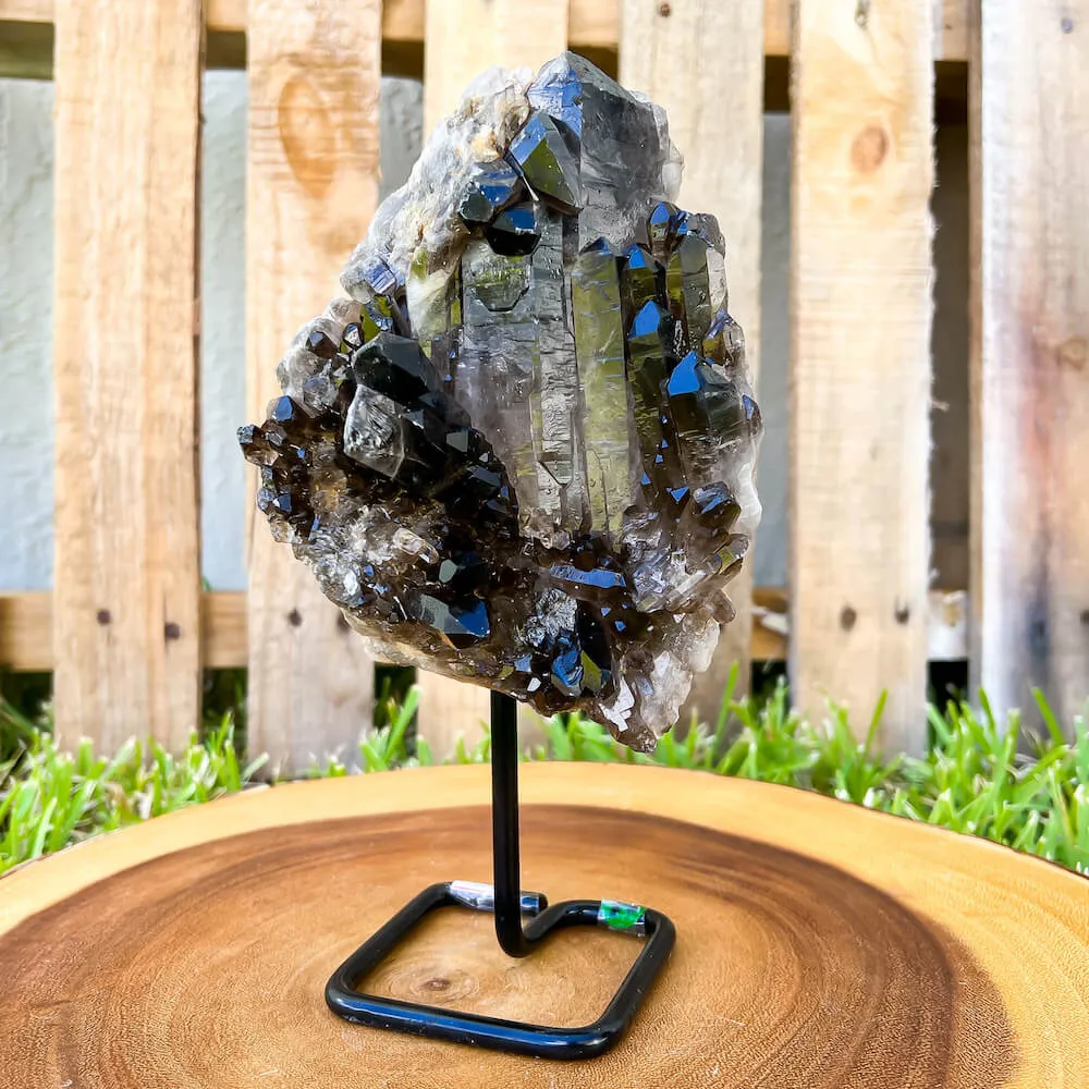 Smoky Quartz on a Stand