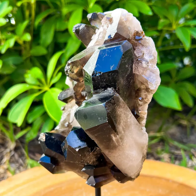 Smoky Quartz on a Stand