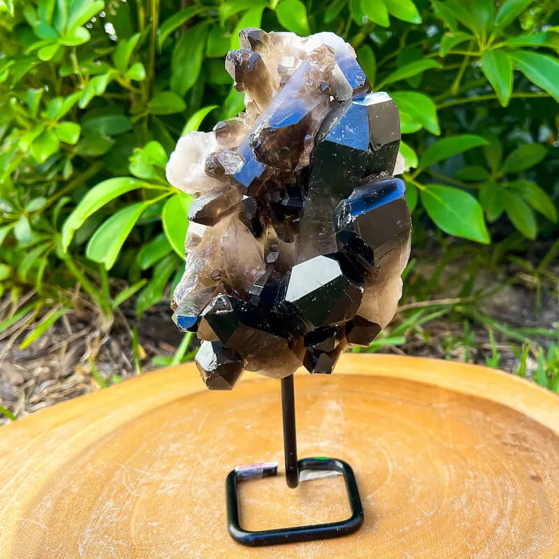 Smoky Quartz on a Stand