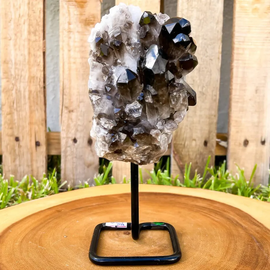 Smoky Quartz on a Stand