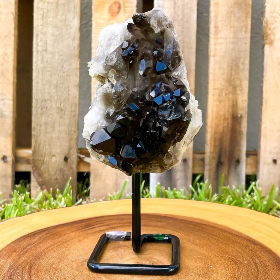 Smoky Quartz on a Stand