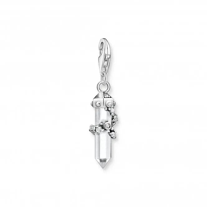 Sterling Silver Milky Quartz Charm 1908-690-14