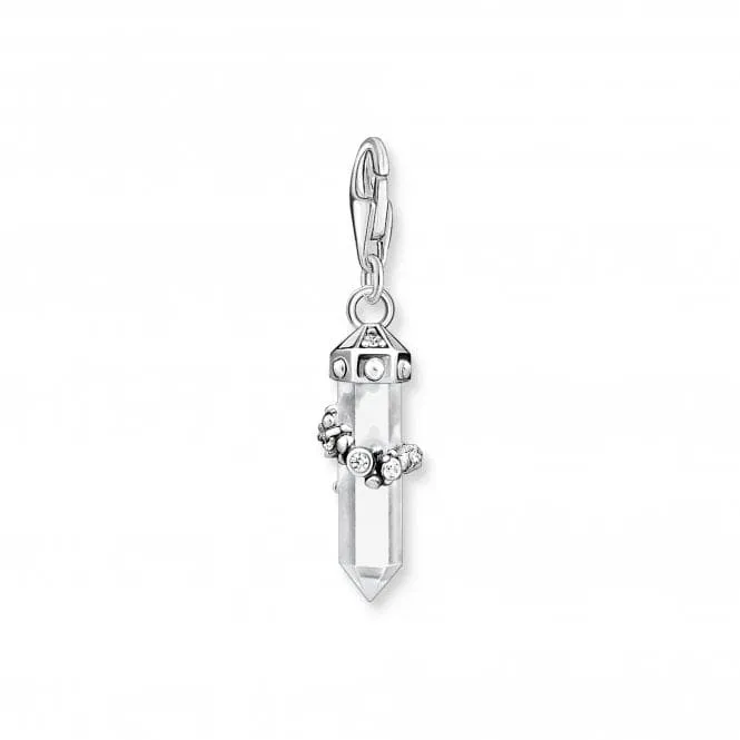 Sterling Silver Milky Quartz Charm 1908-690-14