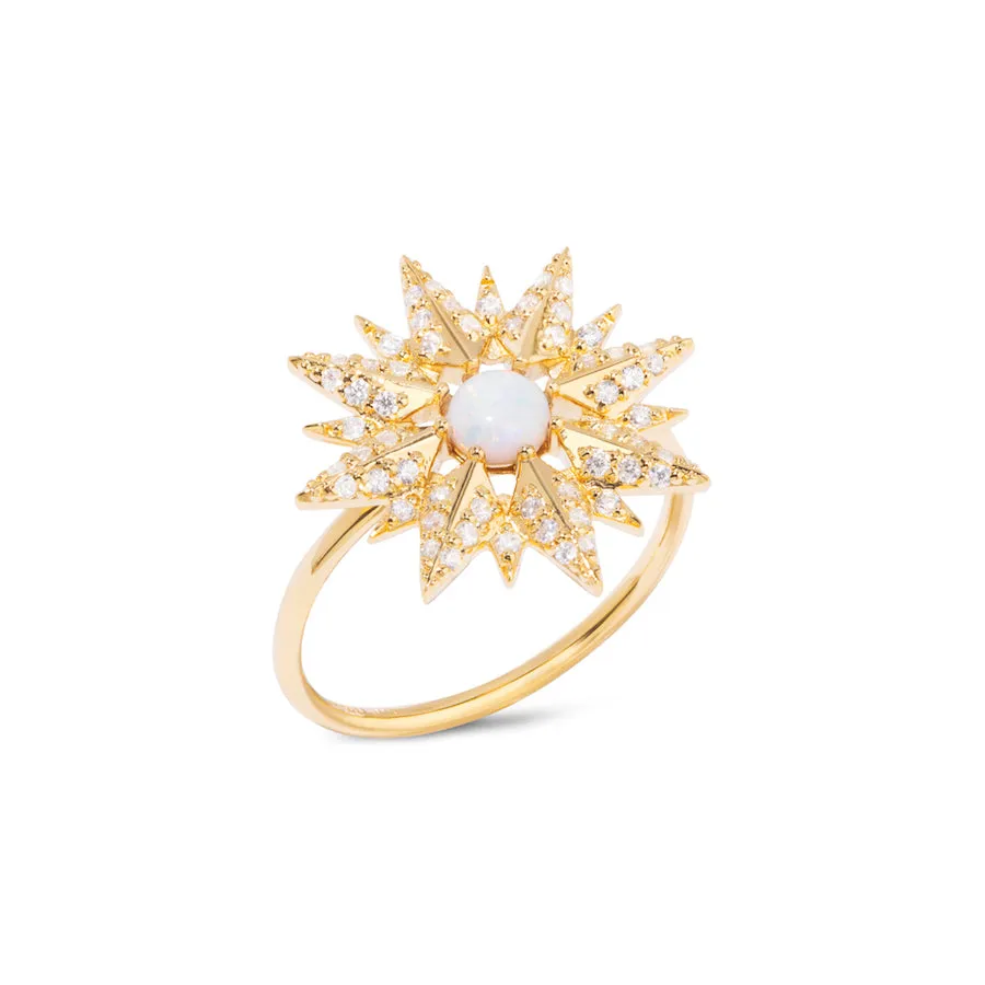 Sunseeker Horizon 14K Gold Vermeil Cocktail Ring