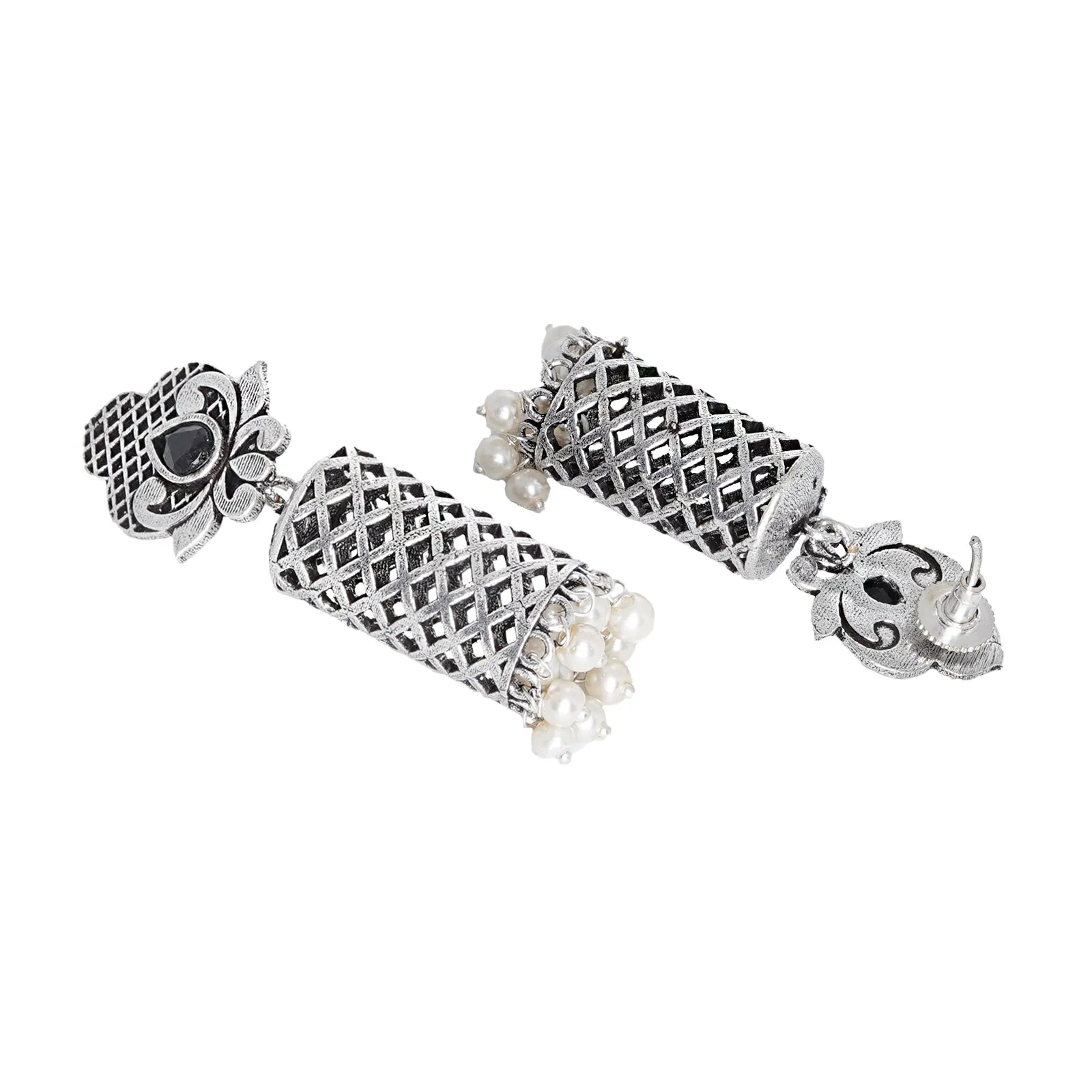 Teejh Babina Silver Oxidised Jewelry Gift Set