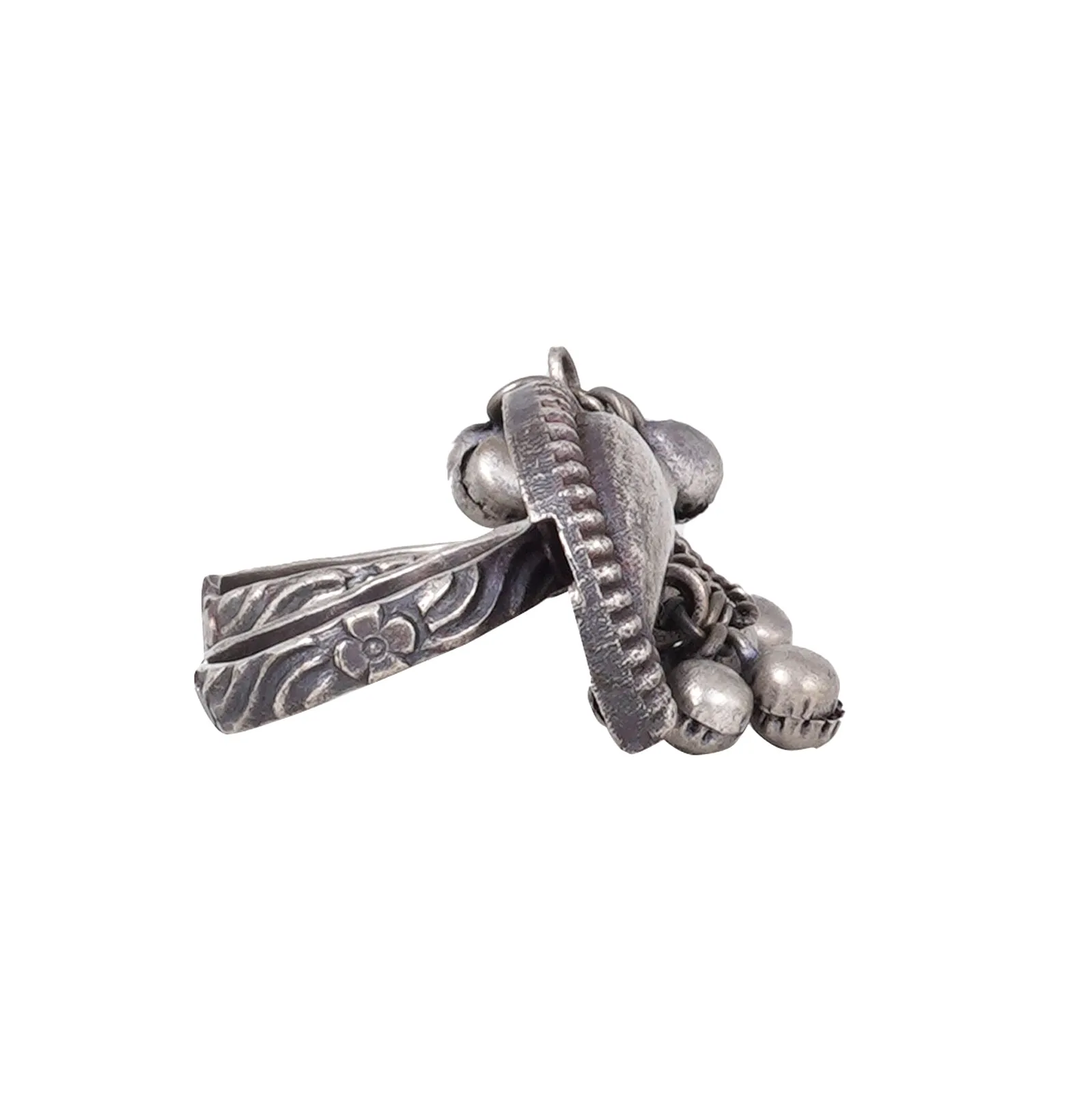 Teejh Chaithra Antique Silver Polish Ring