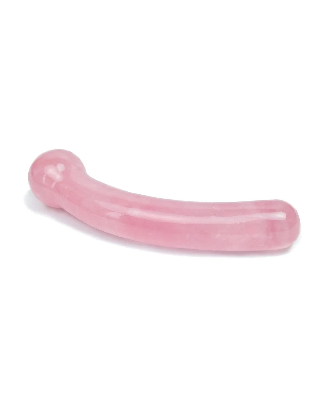 The Juliet Pleasure Wand Rose Quartz Curve - Rose