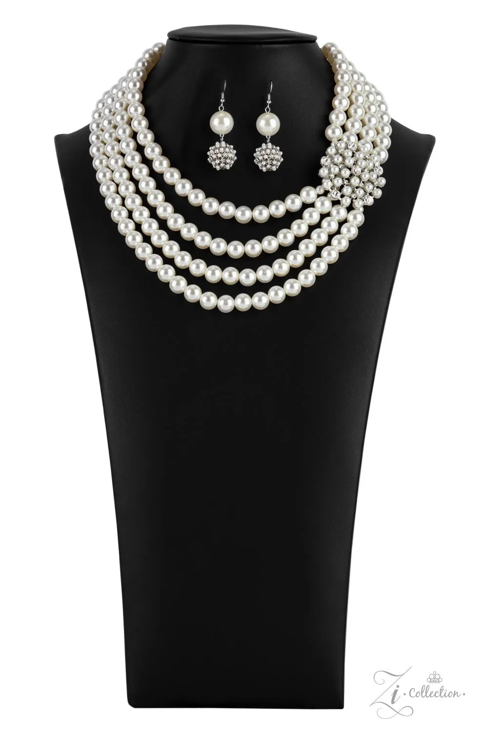 The Romantic 2021 - Signature Zi Collection - Necklace and Matching Earrings - Paparazzi Accessories