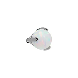 Tilum Titanium 14g–12g Internal Pronged Opal Ball — Price Per 1