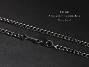 TITANIUM 4.25mm Curb Chain