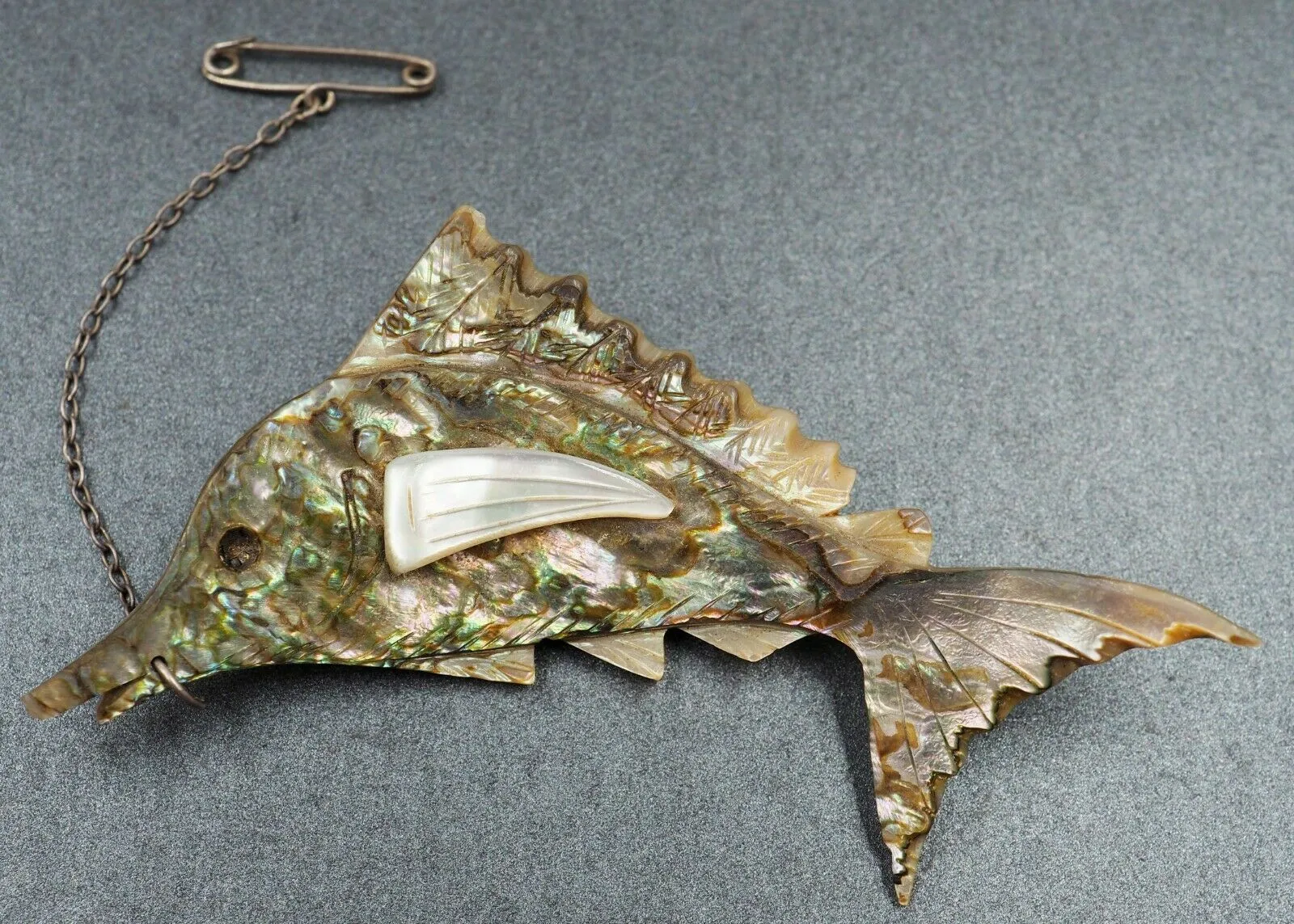 Unique Fish-Shaped Brooch