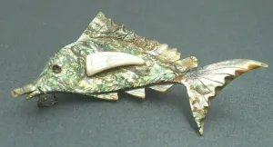 Unique Fish-Shaped Brooch