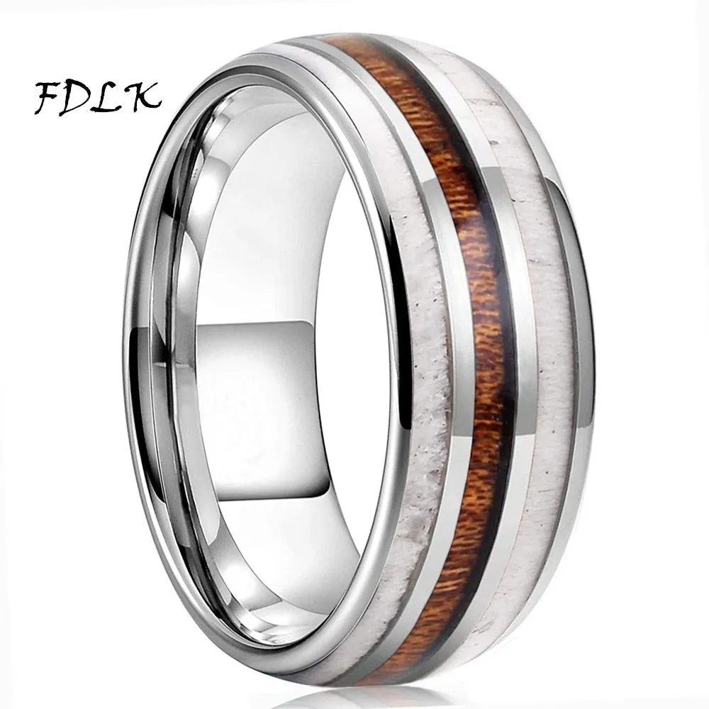 Vintage Black Gear Wheel Tungsten Ring