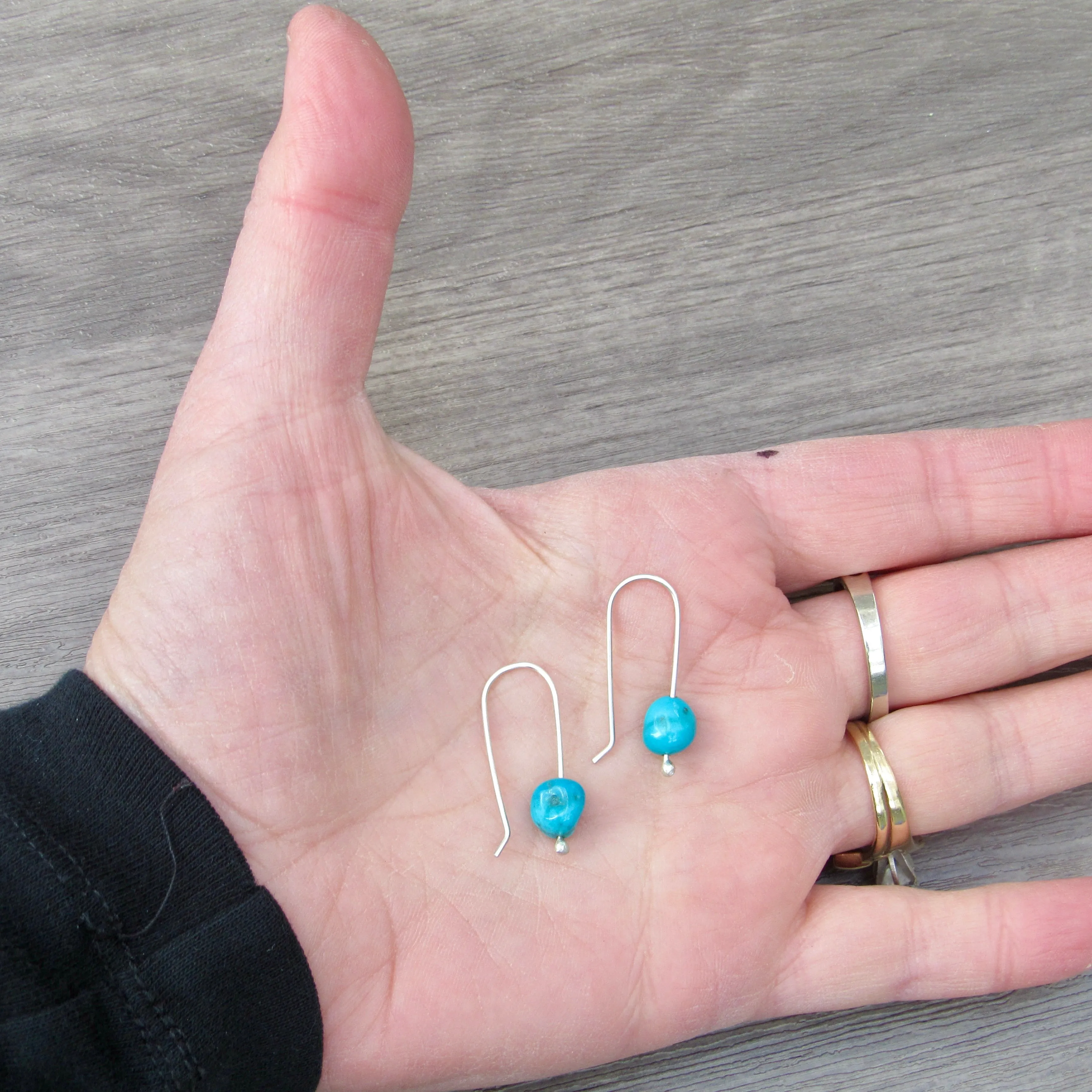 Wire Drop Earrings