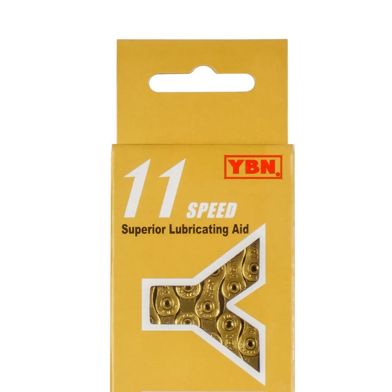 YBN 11sp Gold Chain SLA1110-TiG