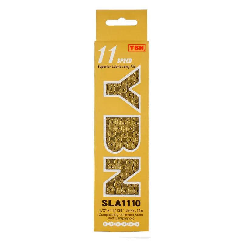 YBN 11sp Gold Chain SLA1110-TiG