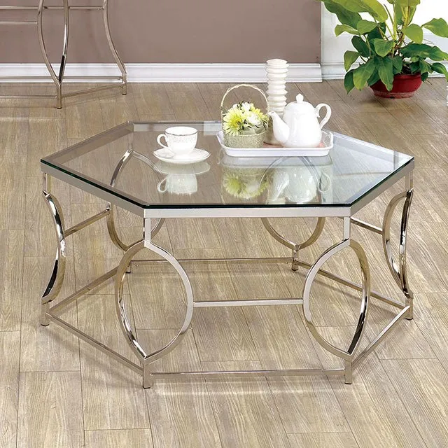 ZOLA Chrome Coffee Table